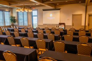 The Landmark Resort | Egg Harbor | The Egg Harbor Room is the largest meeting space at the Landmark Resort and is the perfect setting for your business retreat.