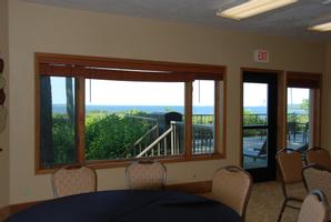 The Landmark Resort | Egg Harbor | The Anchor Room has an excellent vantage point over the bay of Green Bay
