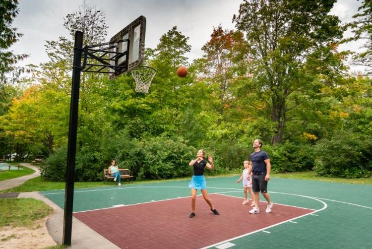 Get active on our basketball court!