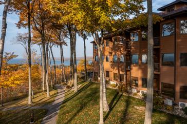 The Landmark Resort is nestled in natural wooded beauty