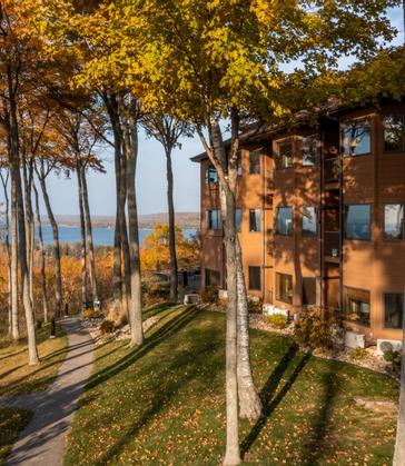The Landmark Resort is nestled in natural wooded beauty
