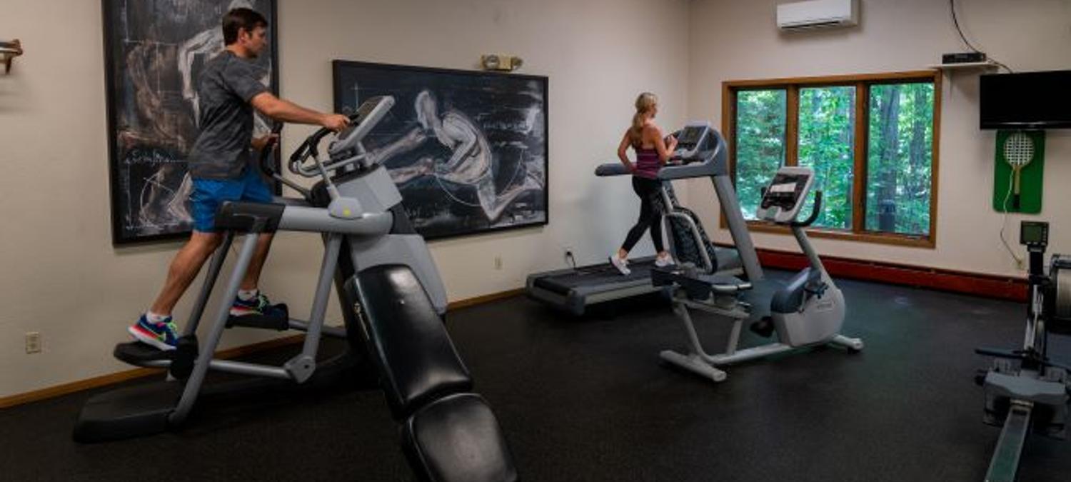 Stay in shape in our fitness center!