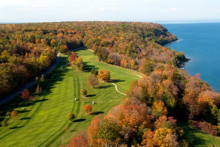 Peninsula State Park has its own golf course. Photo Credit: Destination Door County