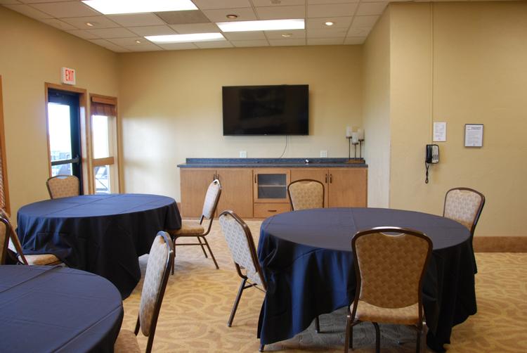 With a refrigerator and sink, the Schooner Room is the perfect space to host your next gathering or retreat