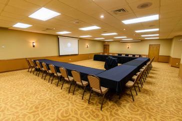 The Regatta Room is one of the largest meeting spaces at the Landmark Resort