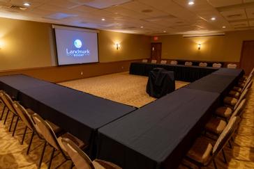The Regatta Room is one of the largest meeting spaces at the Landmark Resort